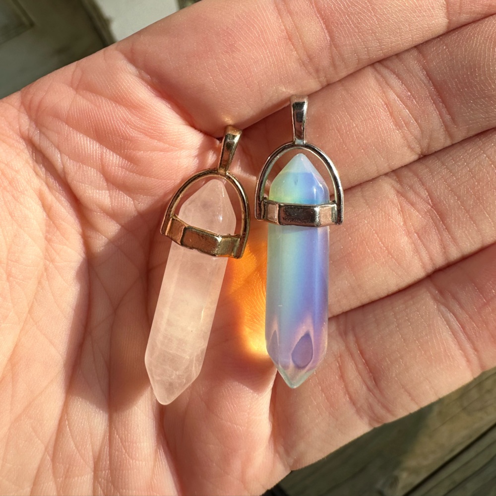 Elegant Crystal Pendant Set
